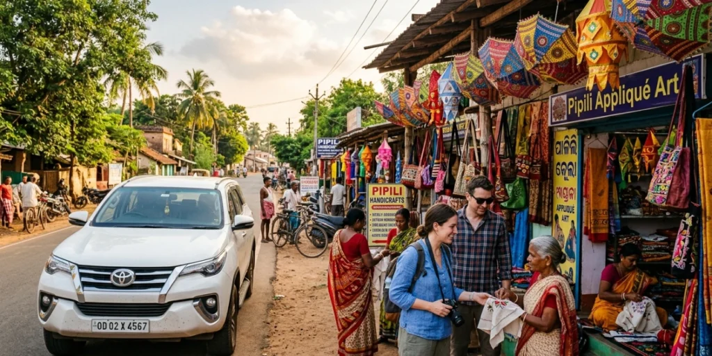 Pipili cultural road trip Odisha