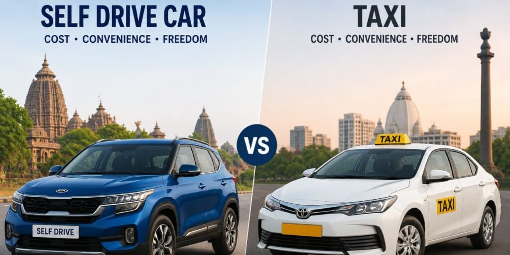 self Drive Car vs Taxi
